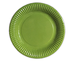 Паперові тарілки KOZA-Style "Зелені" 18см 10шт/уп
