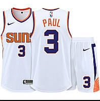 Баскетбольная форма белая Пол Крис 3 Paul Финикс Санс Phoenix Suns