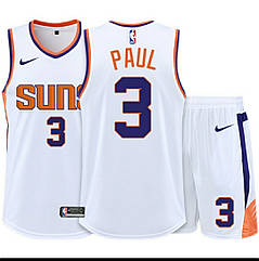 Баскетбольна форма біла Пол Кріс#3 Paul Фінікс Санс Phoenix Suns
