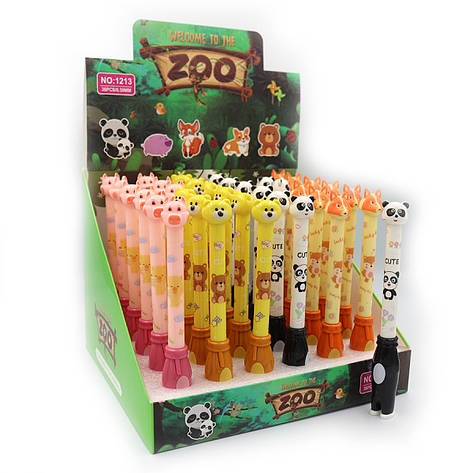 Ручка 1213 Zoo, синя, фото 1