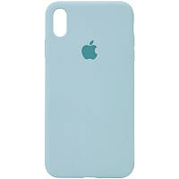 Чехол Silicone Case Full Protective (AA) для Apple iPhone XR Бирюзовый / Turquoise