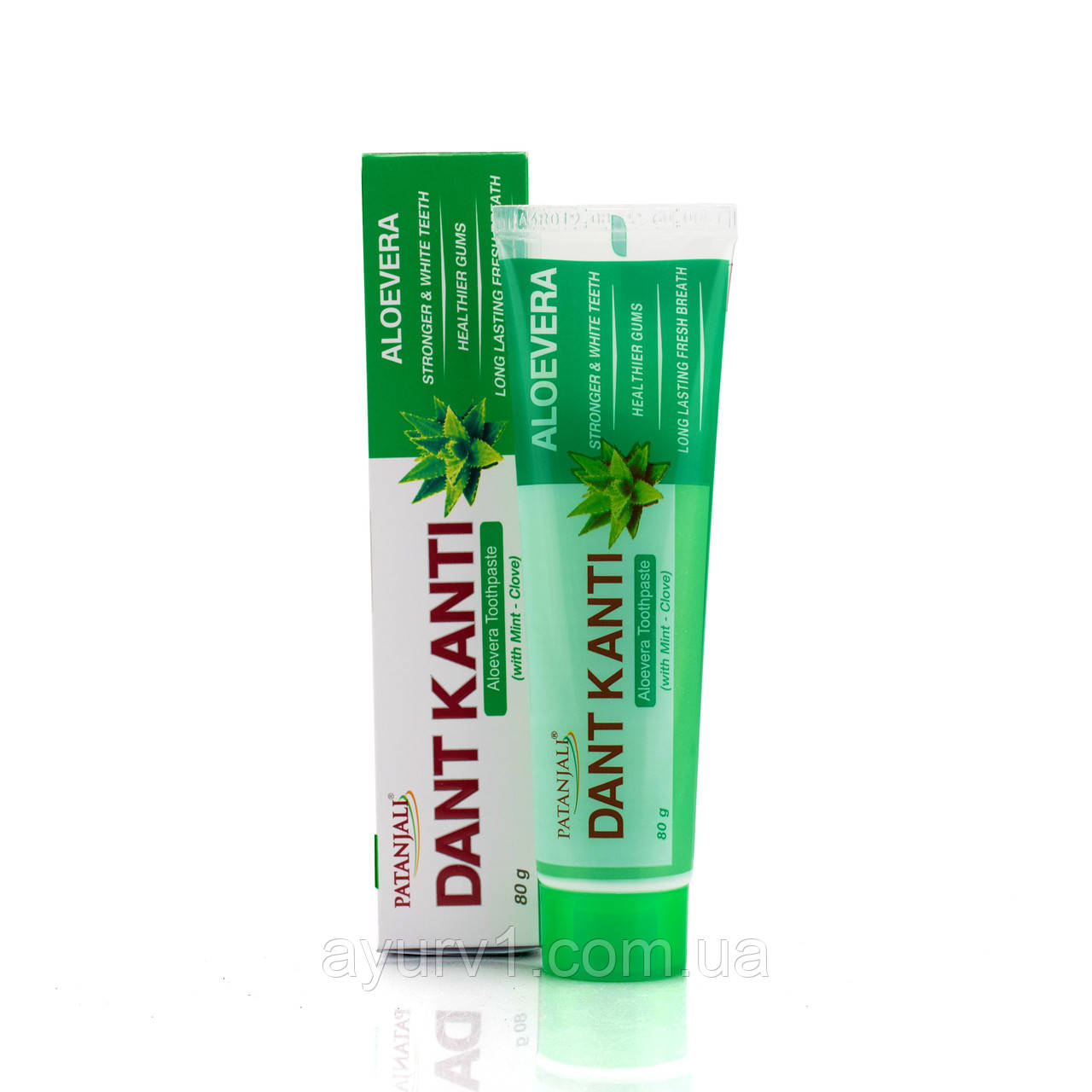 Зубна паста Дант Канті Алое Віра , Dant Kanti, Patanjali Aloe Vera , 80 г