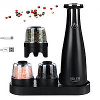 Електричний млин для спецій Adler AD 4449b Black S