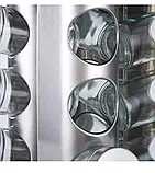 20 баночок спецій Органайзер 360° Карусель приправ з обертанням, фото 3