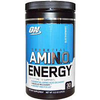 Аминокомплекс для спорта Optimum Nutrition Essential Amino Energy 270 g 30 servings Blue Ra DS, код: 7519528