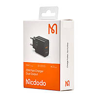 Адаптер Mcdodo [CH-0922] Fast Charger PD+QC 33W [with cable USB-C] (Black)