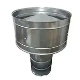 Дефлектор на витяжку ⌀ 170 мм із оцинкованої сталі товщина - 0.5 мм для котла, фото 6