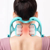 Массажер роликовый универсальный, Neckar neck massager, механический массажер для тела