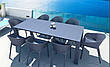 Стіл 774 Vegas Table Medium White 100*180/220, фото 7