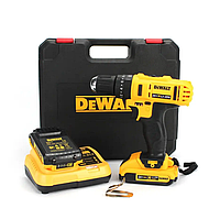 Шуруповерт DeWalt 24V 4.0AH с набором инструментов / Аккумуляторный шуруповерт DeWalt 24 В с насадками в кейсе