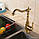 Латунний змішувач для кухонної мийки в бронзовому кольорі, фото 2