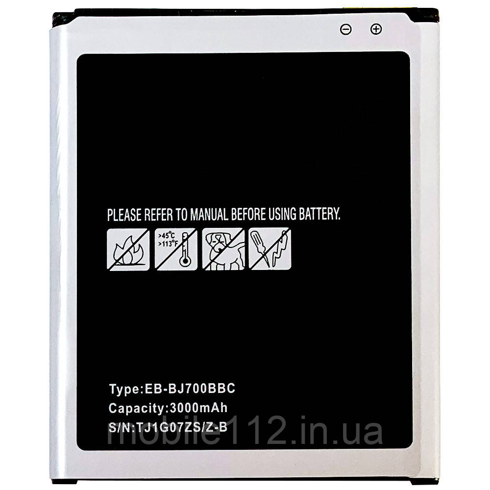 Батарея (акумулятор) Samsung EB-BJ700BBC якість AAA Galaxy J7 J700H, J4 J400, J7 Neo J701, фото 1