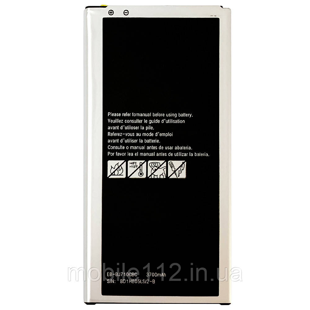 Батарея (акумулятор) Samsung EB-BJ710CBC оригінал Китай Galaxy J7 2016 3300 mAh, фото 1