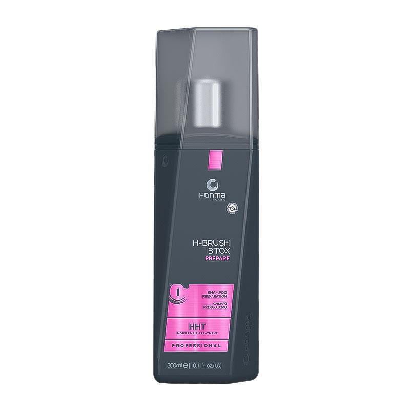 Технічний шампунь Honma Tokyo H-Brush B.Tox Preparation Shampoo для глибокого очищення волосся 300 мл  (заводська)