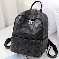 Рюкзак школьный стильный Бао Бао, геометрический черный Black