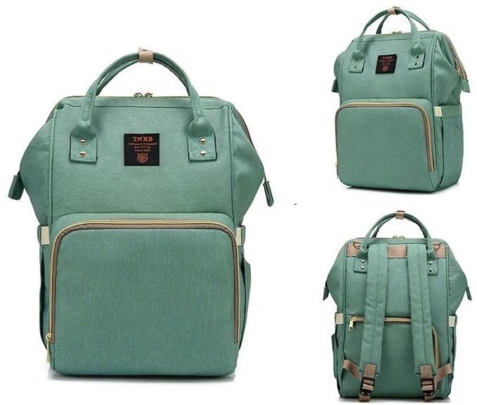Рюкзак - сумка органайзер для мамы Божена TNXB Зеленый - фото 5 - id-p2100425593