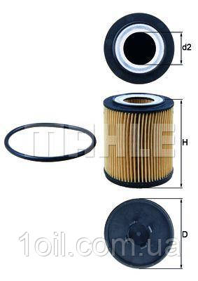 Фільтр масляний        FILTRON OE648/2 (OX182D)