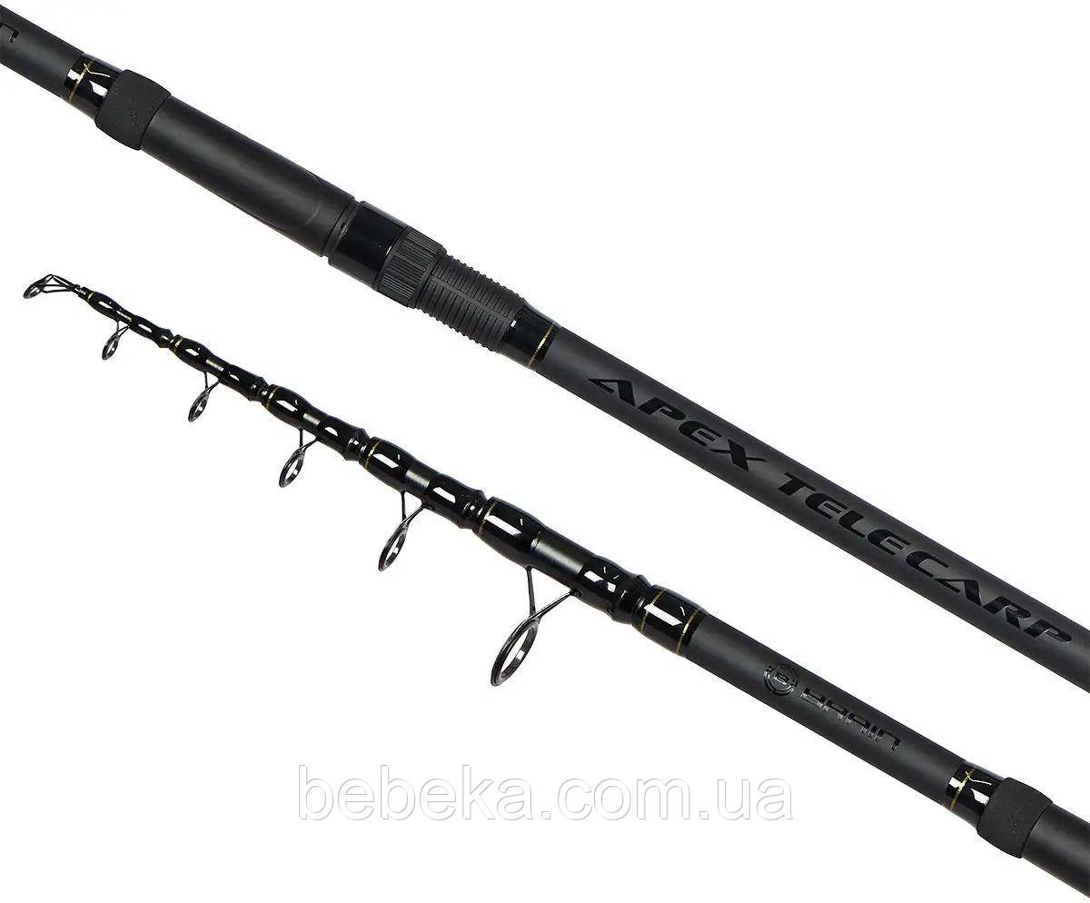 Вудилище коропове Brain Apex Tele Carp Black 3.90m 3.5lbs, фото 1