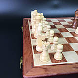 Дерев'яні шахи, Шахи класичні, Шахи подарункові 33 x 26 х 5 см Xinliye (5206), фото 7