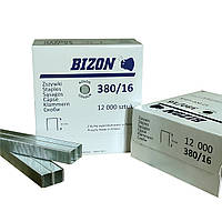 Скоба Bizon 380/16 мм меблева обивочна (12000шт)