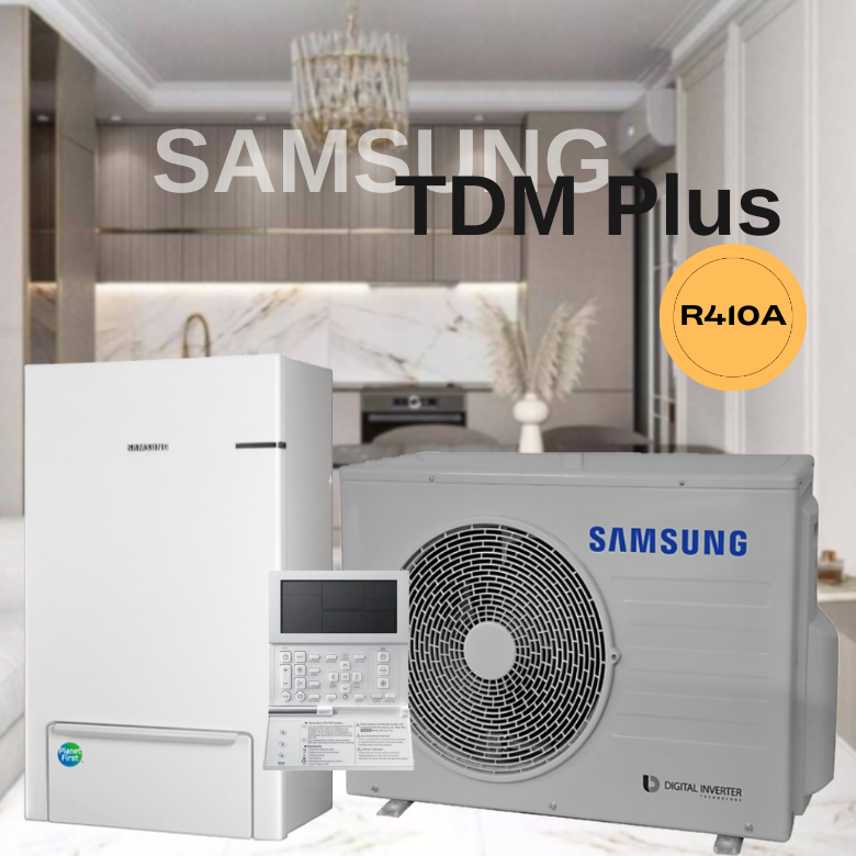 Тепловой насос Samsung ClimateHub TDM Plus с настенным гидромодулем AE066MXTPEH/EU/AE090MNYDEH/EU 6,6 кВт 220В - фото 1 - id-p1847068968