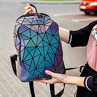 Яскравий Голографічний молодіжний рюкзак формату А4 для дівчат Хамелеон Памела
