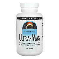 Магний и витамин B6 Source Naturals Ultra-Mag (120 табл)