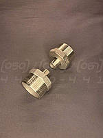 Ніпель перехідний різьбовий нержавіючий DN40x15 (1"1/2x1/2"), н/ж сталь AISI 304, Class 150, з шестигранником