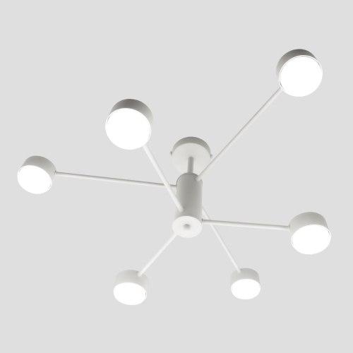 Сучасна люстра на 6 плафонів біла LUMINARIA RAY 6xGX53 (3+3) WHITE, фото 1