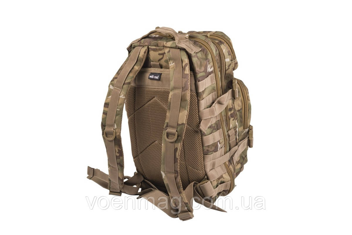 Тактический рюкзак Mil-Tec Assault 20 л.Woodland-Arid, новый - фото 2 - id-p2100442504