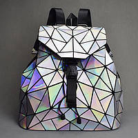 Жіночий рюкзак bao bao світловідбивний хамелеон алмазний