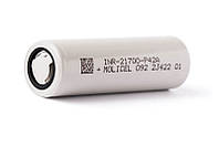 Аккумулятор 21700 3.7V 4200mAh 45Ah Li-ion INR21700-P42A Molicel