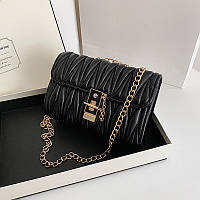 Женская кожаная сумка Weisen Daishu 0616 Black