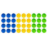 Дитячий розвиваючий конструктор-намет для дітей , солом'яні блоки 100 шт. Kruzzel, фото 4