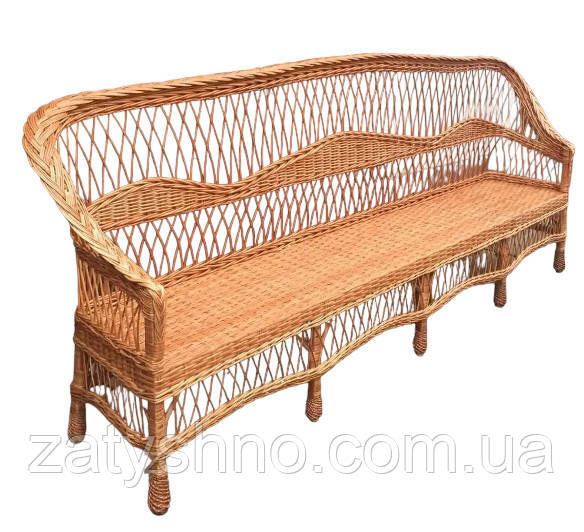 Диван плетений великий 180 завдовжки, фото 1