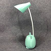 Настольная лампа TaigeXin LED TGX 792, Настольная лампа на гибкой ножке, лампа сенсорная. AW-423 Цвет: зеленый