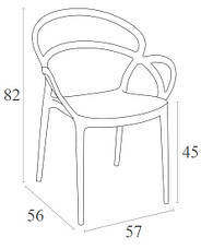 Крісло (Mila armchair), арт. 085 (шт.), фото 3