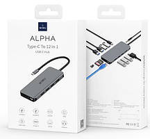 Адаптер WIWU [A12HV] Linker 12in1 USB-C
