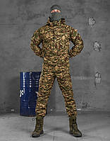 Весенний тактический костюм горка Варан, Штурмовой весенний костюм хищник, Боевая тактическая форма, S