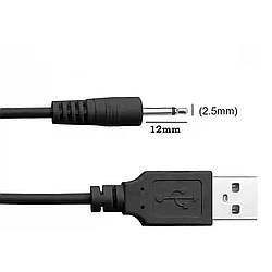 Кабель для заряджання USB - mini jack 12 мм заряджання юсб на міні джек довжиною 12 мм