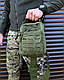 Тактична сумка через плече Lazer 7 л, олива, фото 4