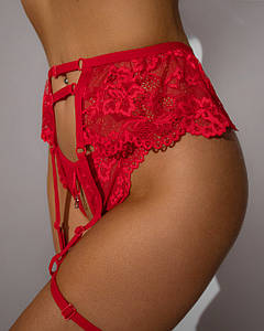 Пояс з мережива Червоний