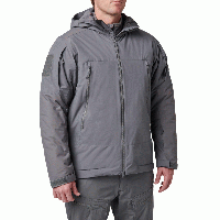 Куртка 5.11 Tactical Bastion Jacket (Storm),тактическая зимняя серая куртка уровень 7 для военных армейская M