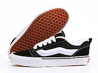 Кеды мужские Vans Old Skool KNU черно-белые, Ванс КНУ Скул, код KD-14582