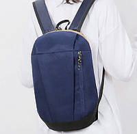 Компактний рюкзак городской , материал oxford синего цвета