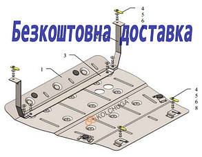 Захист двигуна Geely Coolray (2022-) (Захист двигуна Жділі Корей) Кольчуга