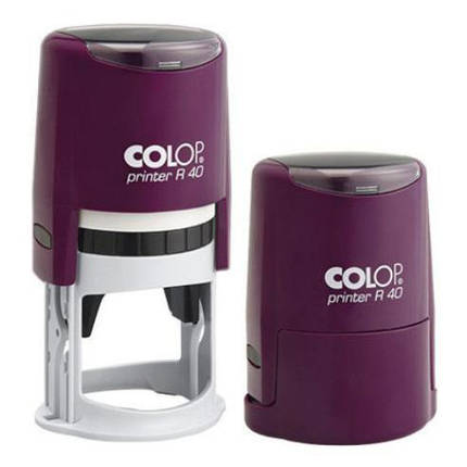 Оснастка для печатки 40 мм фіолетова автоматична, Colop printer R 40, фото 2
