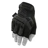 Тактичні рукавички Mechanix M-Pact Fingerless Чорні, військові штурмові рукавички безпалі