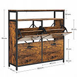 Тумба, полиця для взуття подвійна Лофт SE0948, фото 3