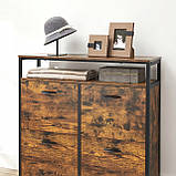 Тумба, полиця для взуття подвійна Лофт SE0948, фото 5